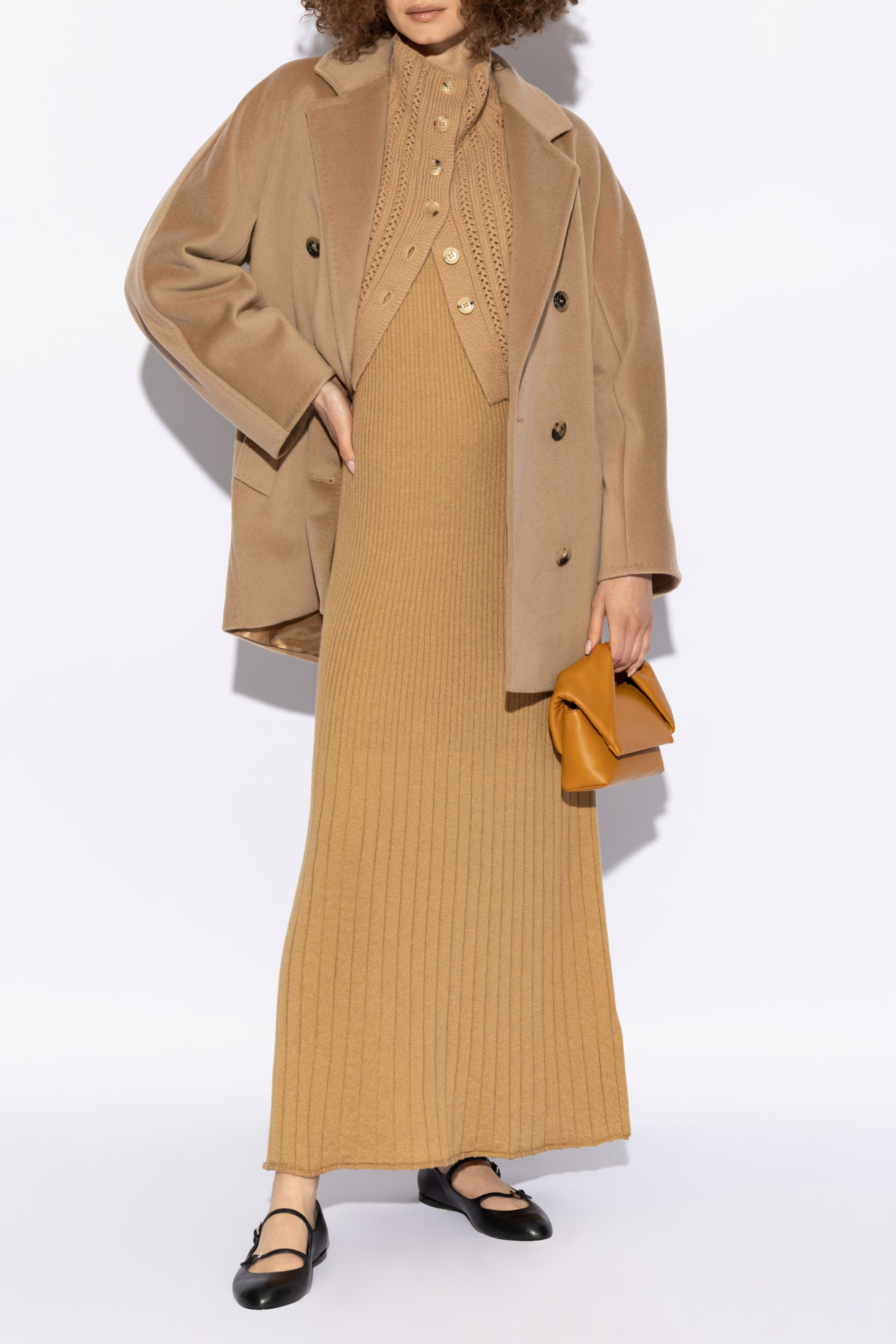 コート MAX MARA '101801 Icon Coat' coat Yellow REBUS 101801 Coat, Icon Coats | Max Mara